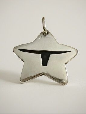 James Avery Longhorn star pendant large bale